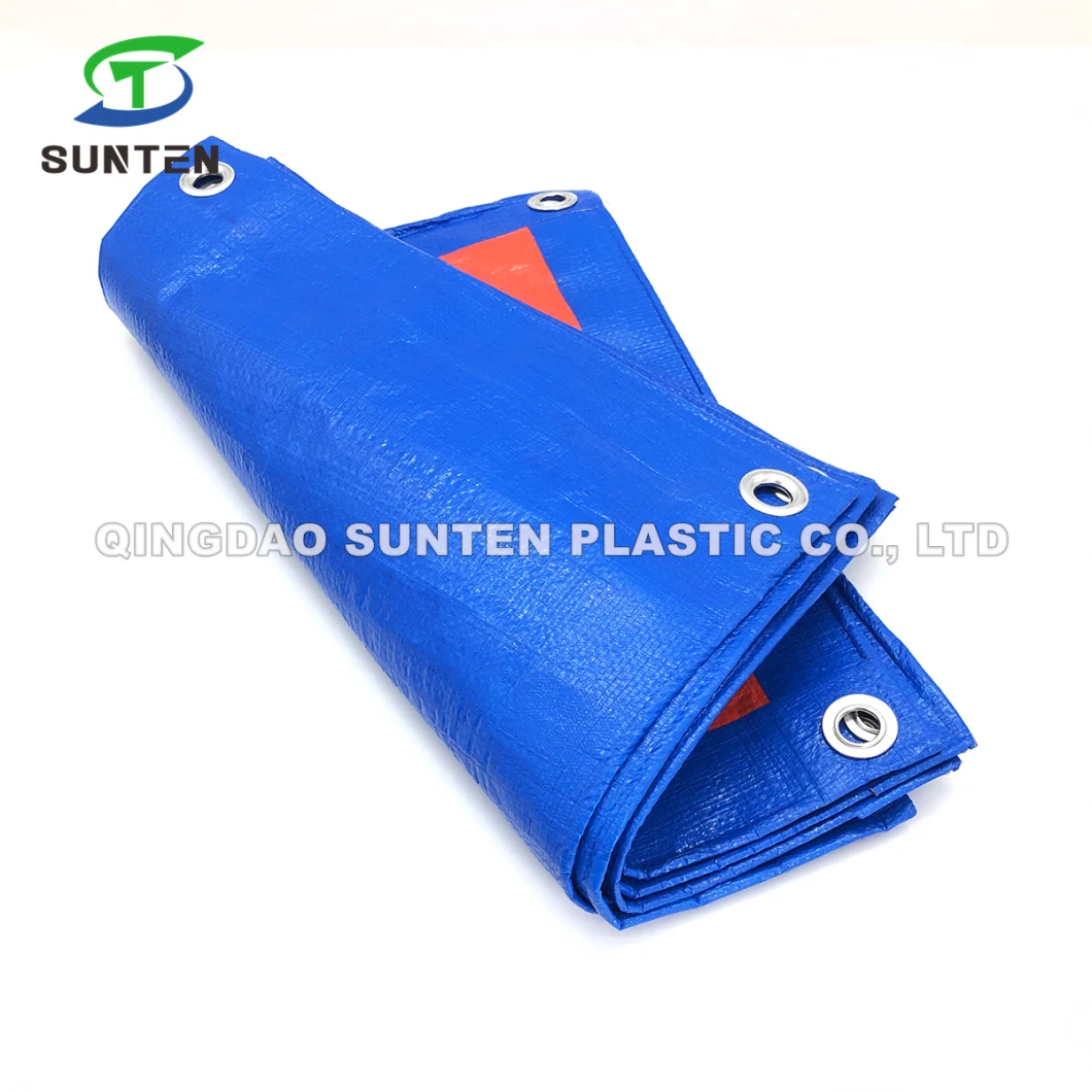 Waterproof/UV Resistant Plastic/PE/HDPE/Polyethylene/Poly Canvas Tarp for Truck, Lorry/Car/ Canopy Cover, Tent, Awnings, Pond/Pool Liner