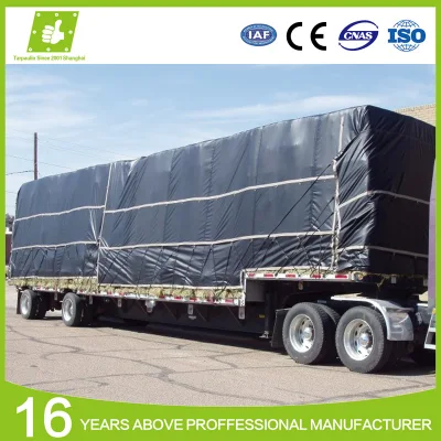 Factory Price Heavy Duty Durable Black PVC Tarp Canvas Tarpaulin Cover Truck Cover Lumber Tarp Steel Tarp