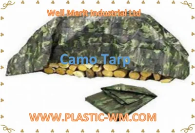 Multipurpose waterproof Camo Color Poly Tarp