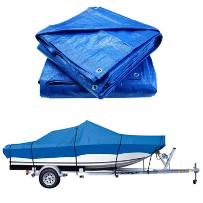 100GSM PE Tarps Blue Color waterproof Poly Tarpauline for Sale